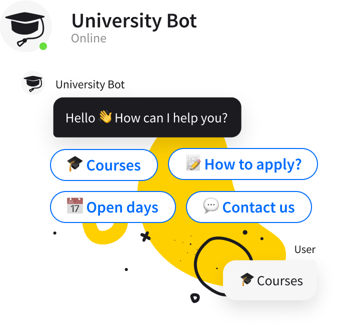 University Template - ready-tu-use ChatBot.com template icon