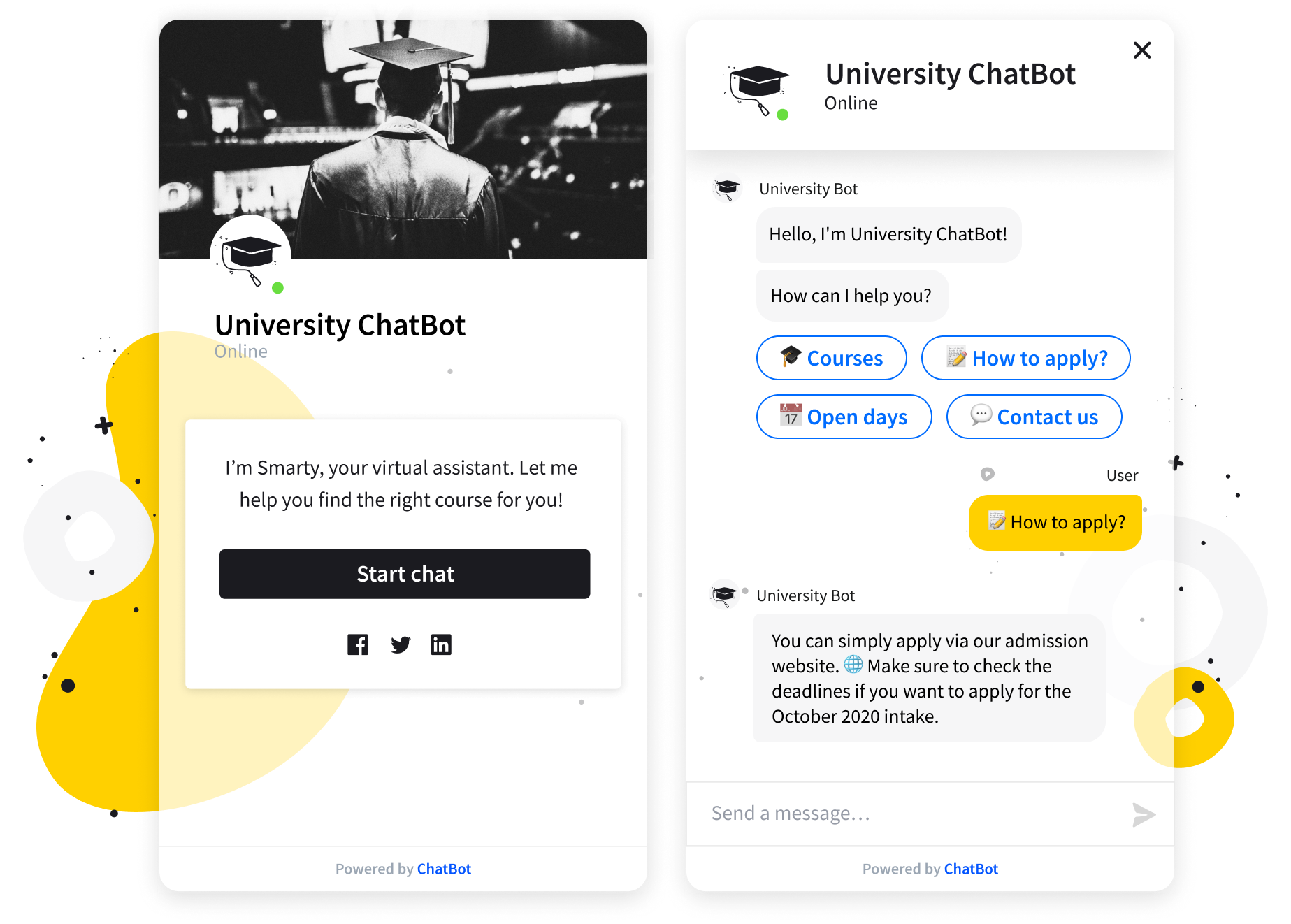 University chatbot
