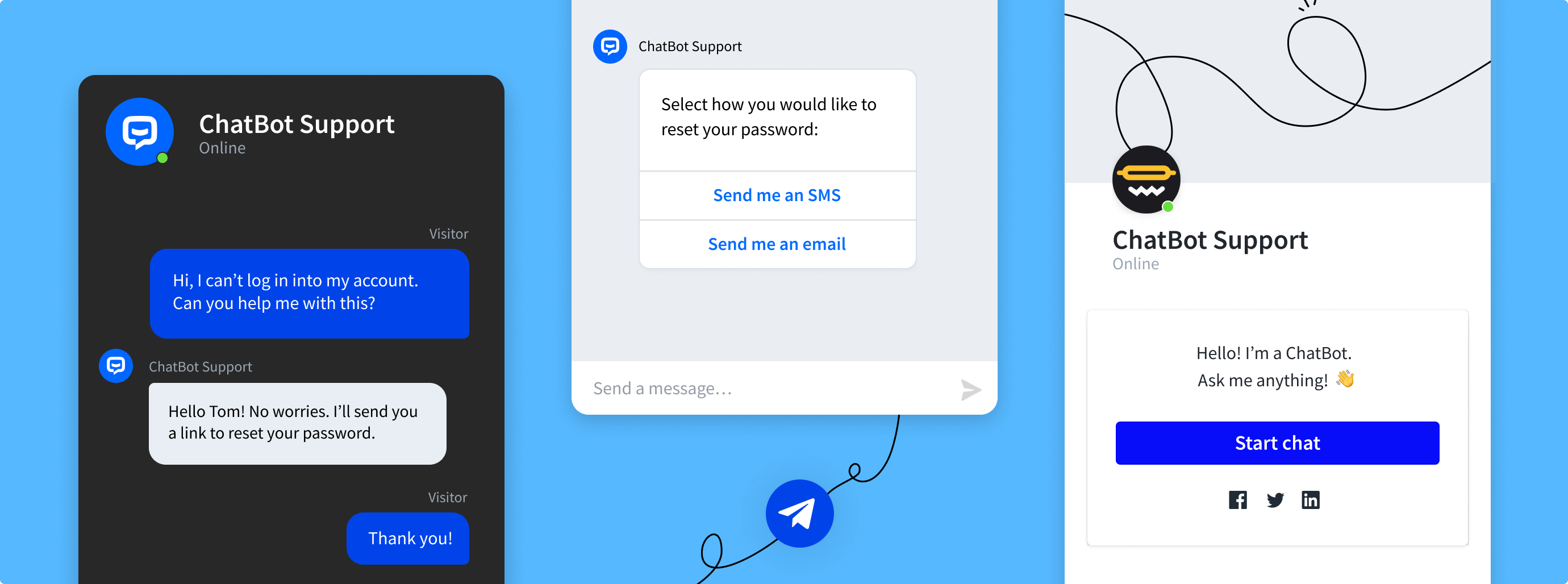 Chat Widget for ChatBot.com