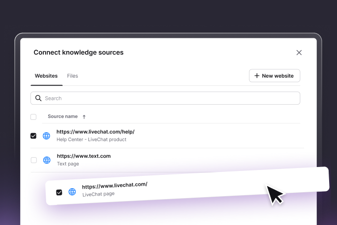 Education AI knowledge sources for student resources and campus information