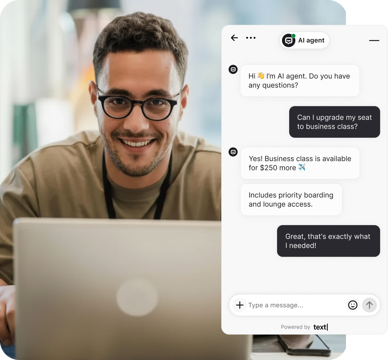 AI chatbot for airlines handling flight booking and baggage support queries