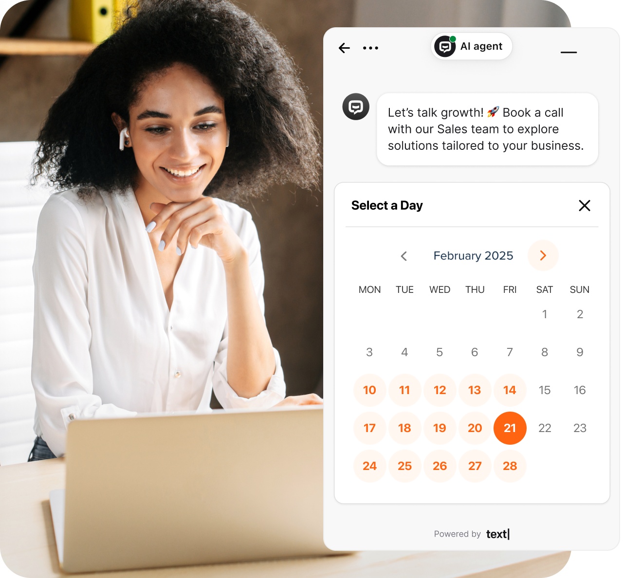 AI sales chatbot for lead qualification and automated follow-ups