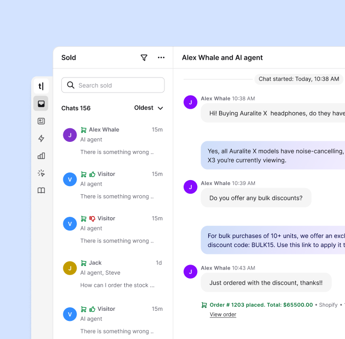 ChatBot.com AI agent workspace for education and student support conversations