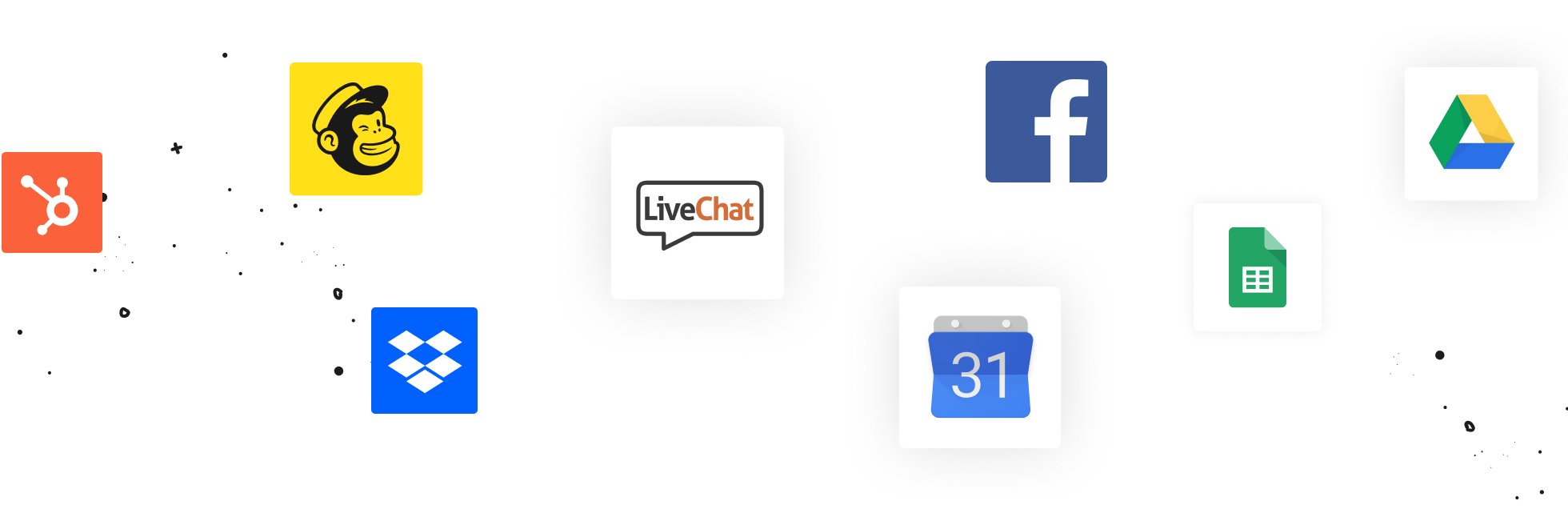 Apps and tools available with the ChatBot Zapier integration